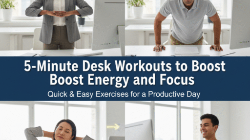 5-Minute Desk Workouts to Boost Energy and Focus