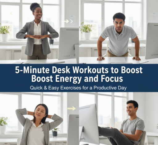 5-Minute Desk Workouts to Boost Energy and Focus